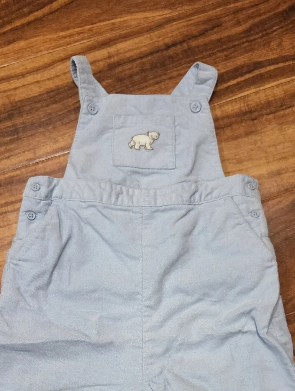 Janie & Jack EUC 12-18 Months Corduroy Overalls, Plaid Bodysuit, Cotton Bodysuit